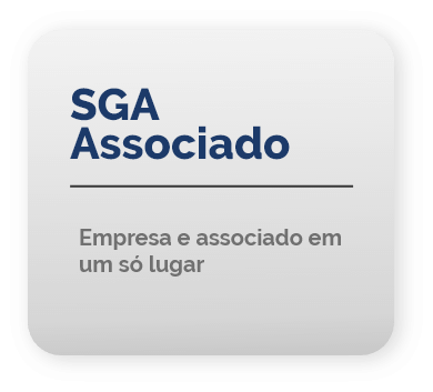 SGA-associado2 Acesso fácil a boletos e comunicados, solicitação de serviços no APP, contato 24h entre associação e associado e clube de benefícios.