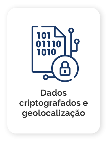 Dados criptografados e geolocalização