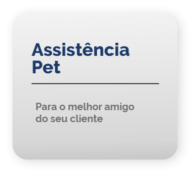 Seguro para animais de estimação, com cobertura para locomoção, veterinário, cirurgias e auxilio funeral.