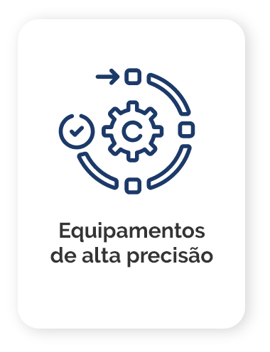 Equipamentos de alta precisão